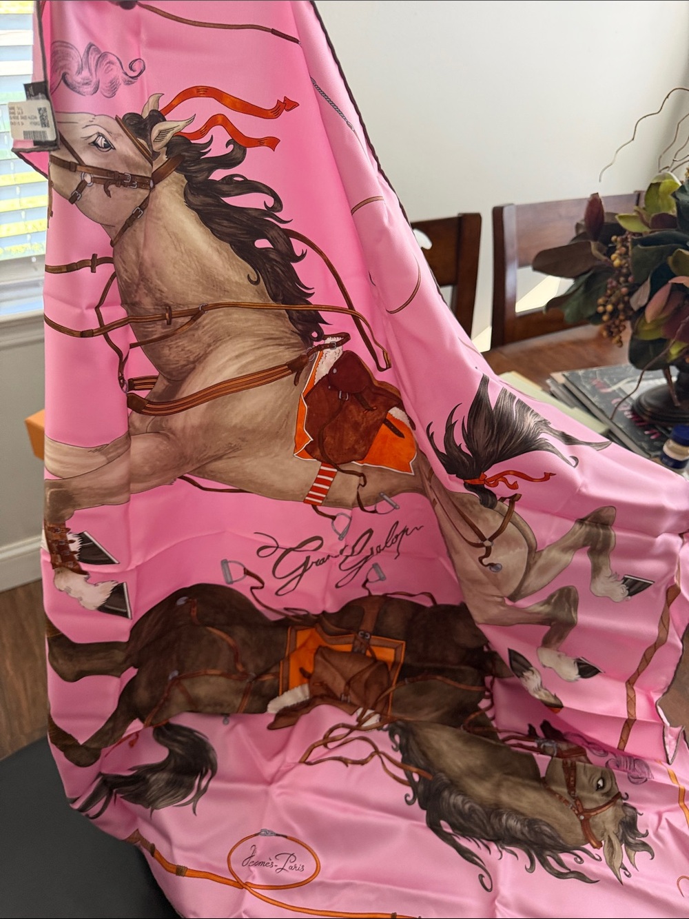 Hermes Grand Galop Scarf 🧣 - Picture 2 of 10